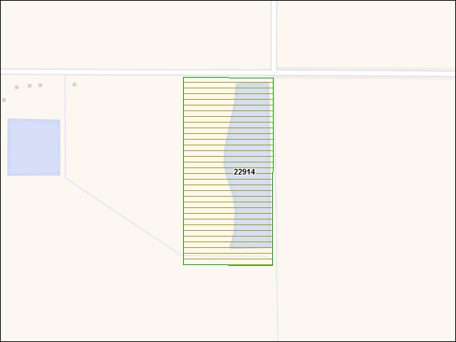 A map of the area immediately surrounding DFRP Property Number 22914