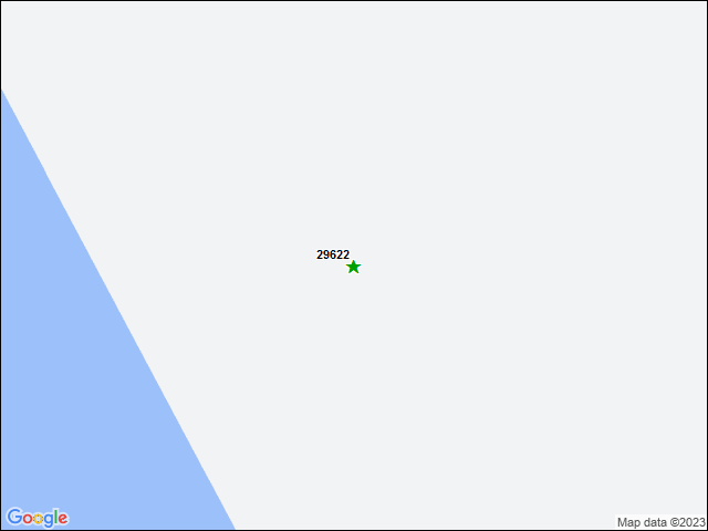 A map of the area immediately surrounding DFRP Property Number 29622