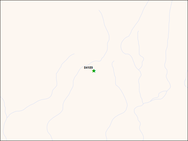 A map of the area immediately surrounding DFRP Property Number 84189