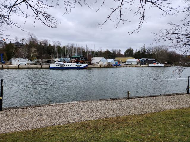 Port pour petits bateaux d’une installation de pêche commerciale de Bayfield
