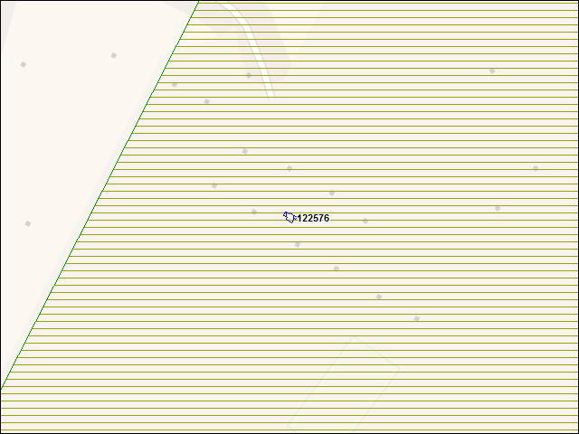 A map of the area immediately surrounding building number 122576