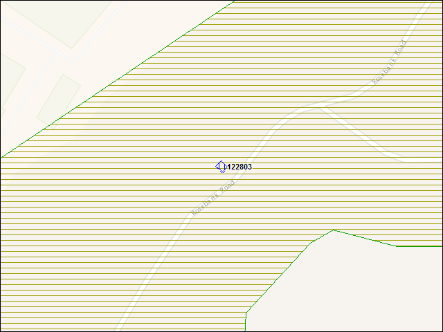 A map of the area immediately surrounding building number 122803