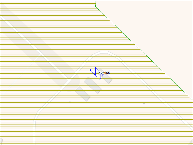 A map of the area immediately surrounding building number 126065