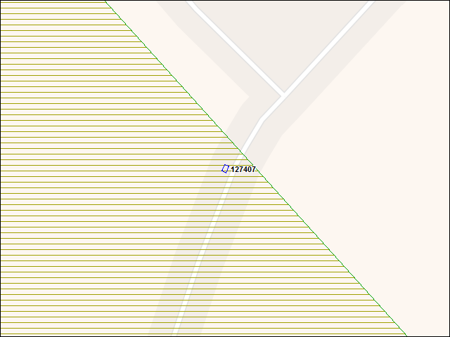 A map of the area immediately surrounding building number 127407