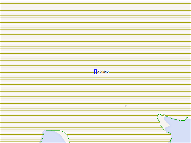 A map of the area immediately surrounding building number 129512