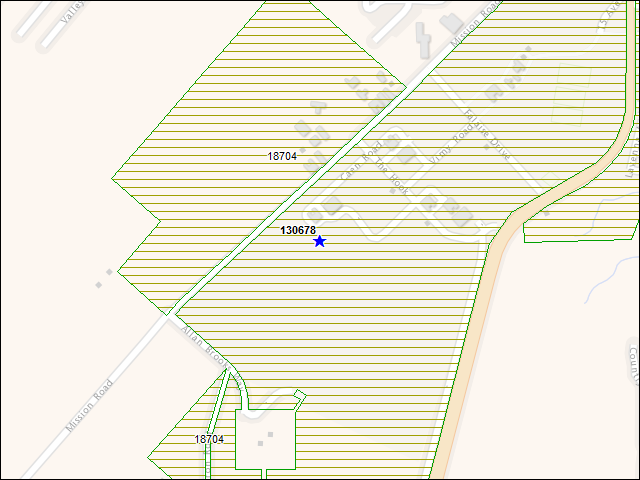 A map of the area immediately surrounding building number 130678