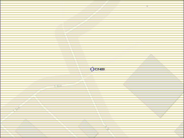 A map of the area immediately surrounding building number 131480