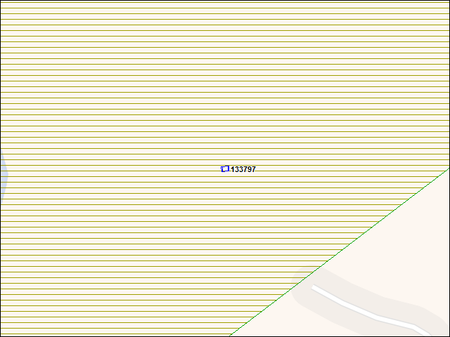 A map of the area immediately surrounding building number 133797