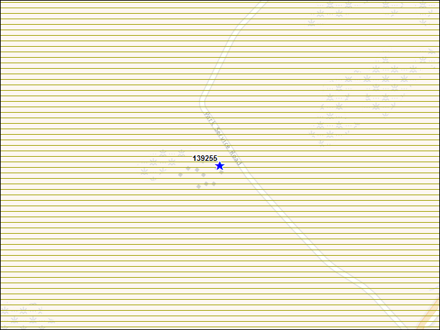 A map of the area immediately surrounding building number 139255