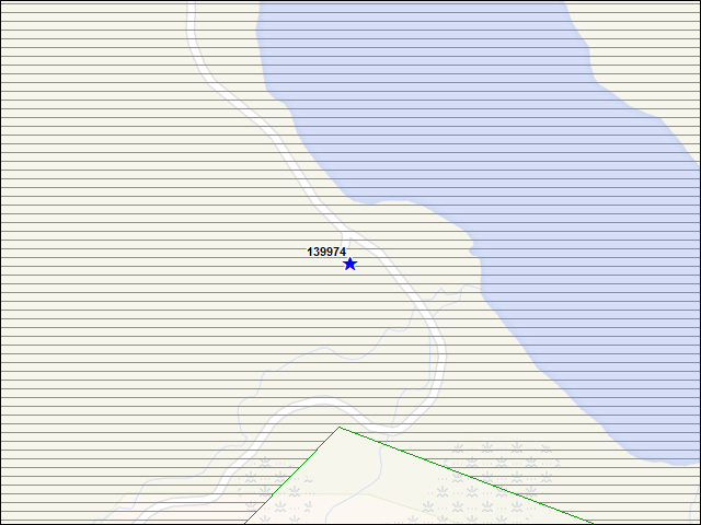 A map of the area immediately surrounding building number 139974