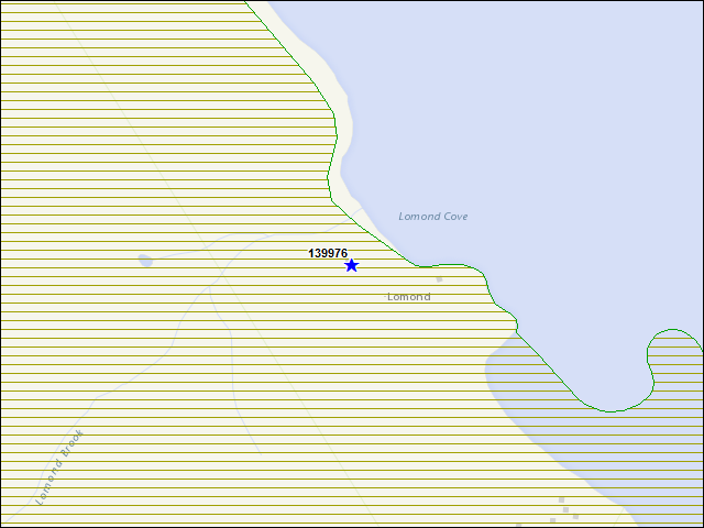 A map of the area immediately surrounding building number 139976