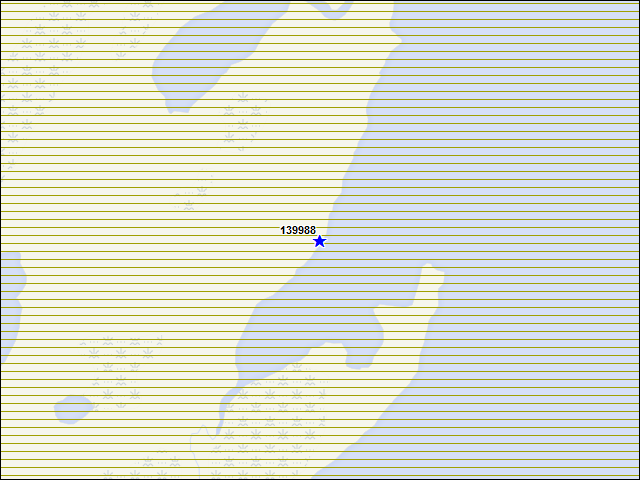 A map of the area immediately surrounding building number 139988