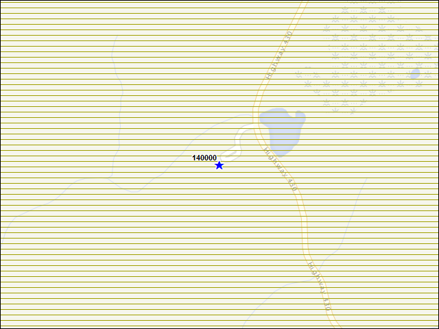 A map of the area immediately surrounding building number 140000