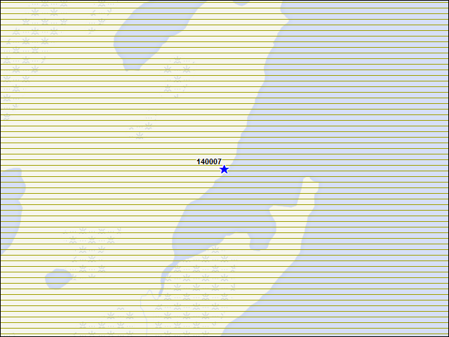 A map of the area immediately surrounding building number 140007