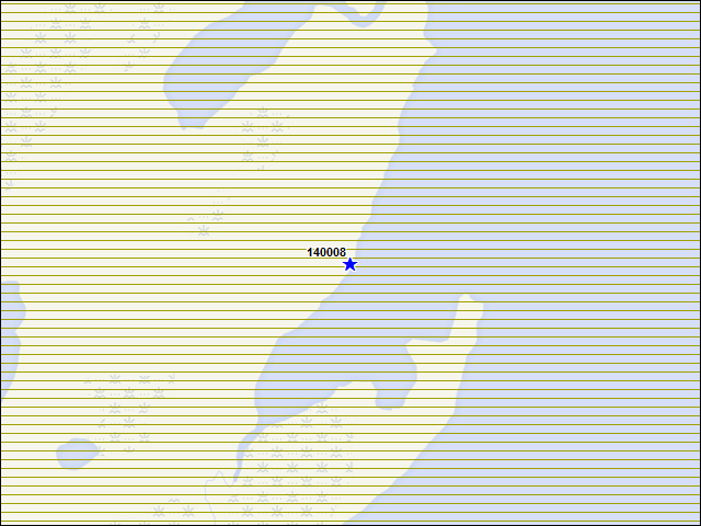 A map of the area immediately surrounding building number 140008