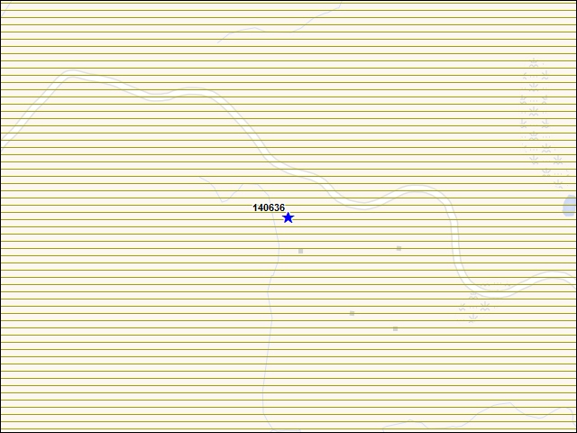 A map of the area immediately surrounding building number 140636