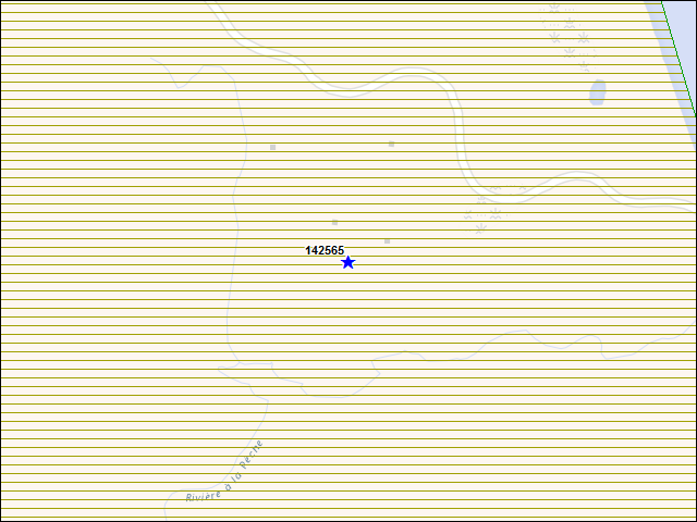 A map of the area immediately surrounding building number 142565