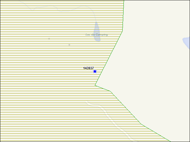 A map of the area immediately surrounding building number 143937