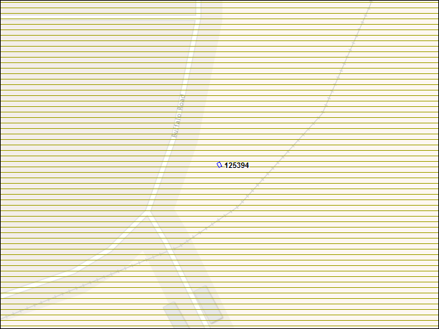 Une carte de la zone qui entoure immédiatement le bâtiment numéro 125394