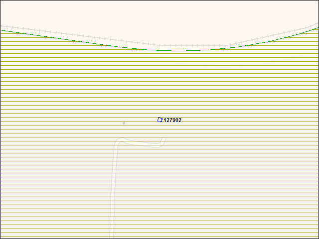 Une carte de la zone qui entoure immédiatement le bâtiment numéro 127902