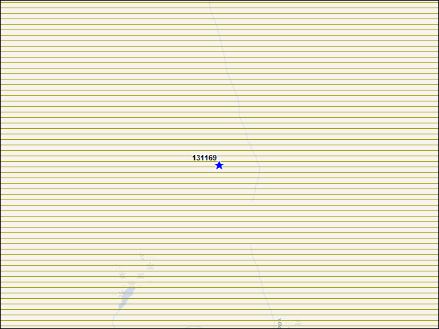 Une carte de la zone qui entoure immédiatement le bâtiment numéro 131169